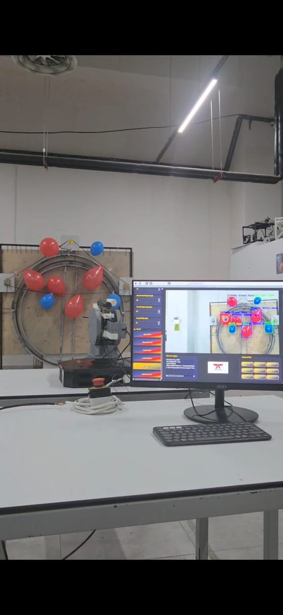 Hava savunma sisteminin balon hedeflerle testi