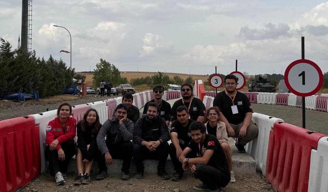 MATROVER ekibimiz yarışma parkurunda