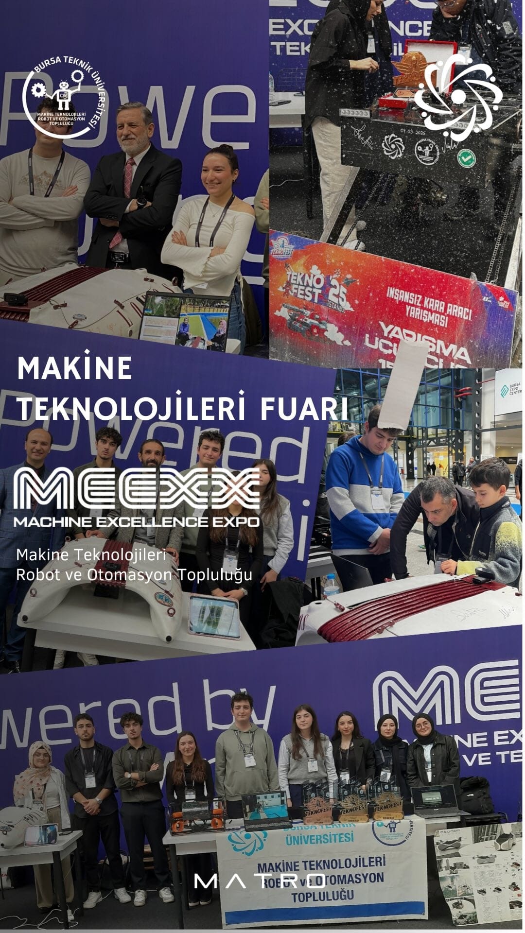 MEEXX Makine ve Teknolojileri Fuarı'ndaki standımız
