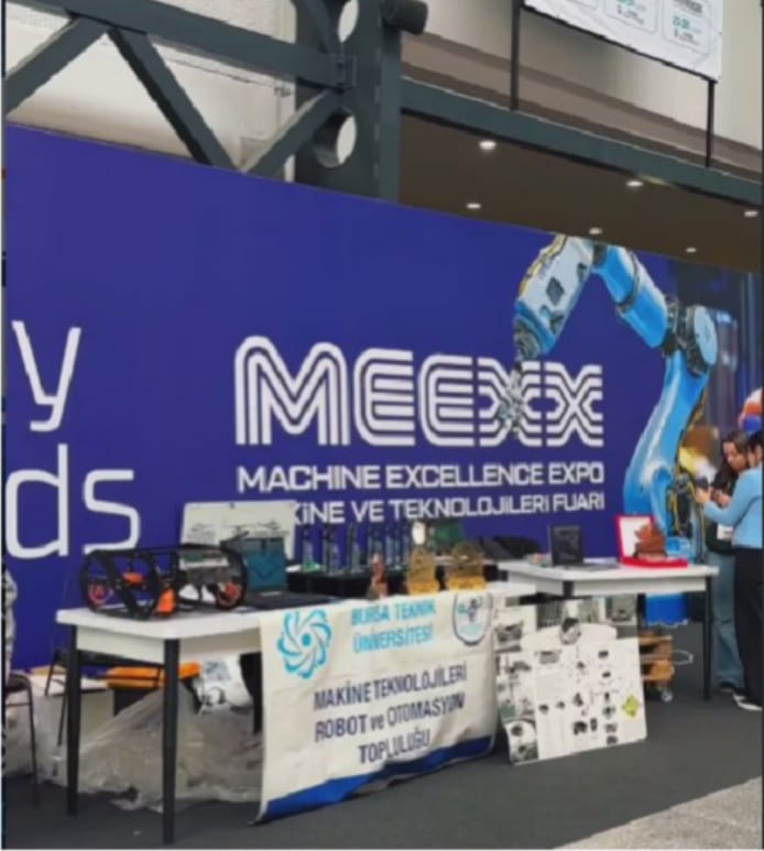 MEEXX Makine ve Teknolojileri Fuarı'ndaki standımız