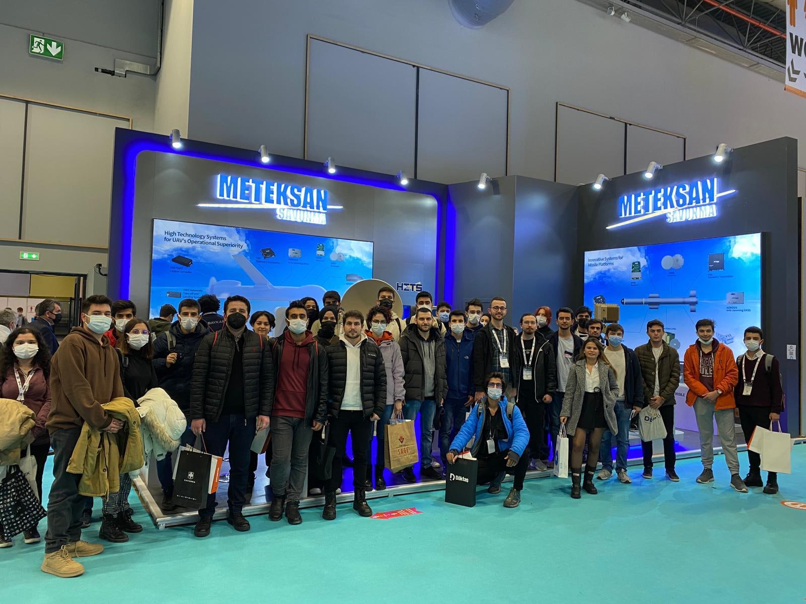 Savunma sanayii fuarında Meteksan standında