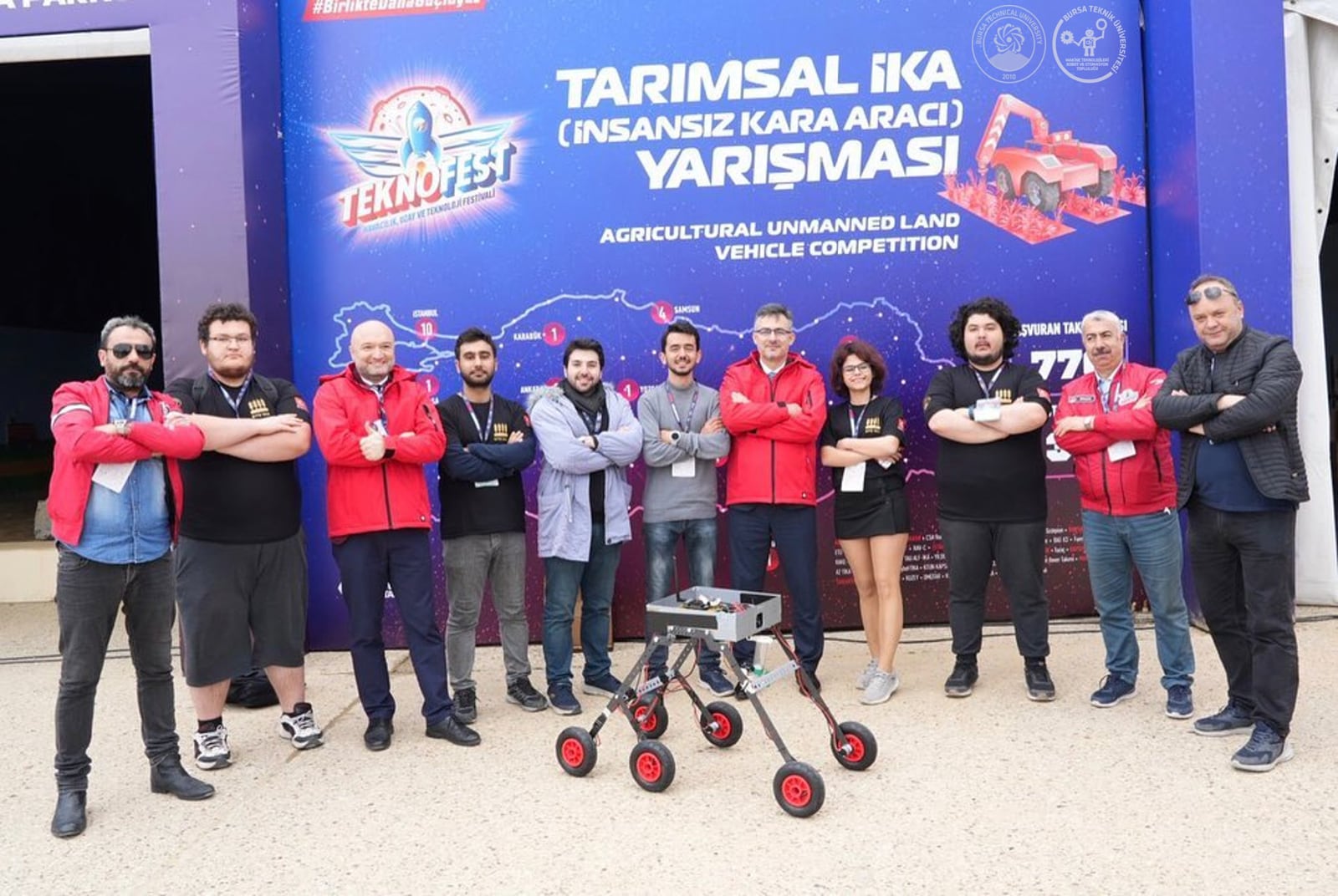 MATROBOT ekibimiz Tarımsal İnsansız Kara Aracı Yarışması'nda