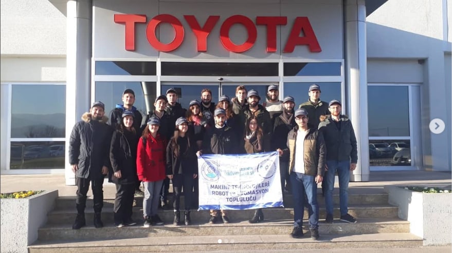 Toyota fabrikası teknik gezimiz