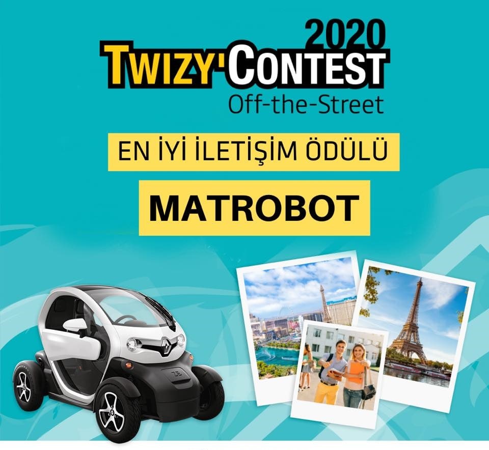Renault Twizy Mobility Challenge En İyi İletişim Ödülü (MATROBOT)