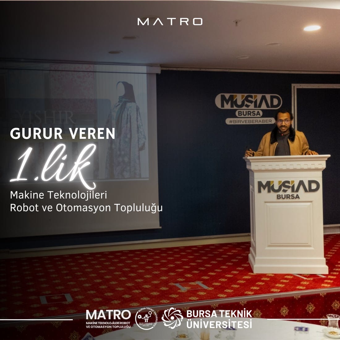 Genç Ticaret Elçileri Yarışması'nda topluluğumuzdan birincilik