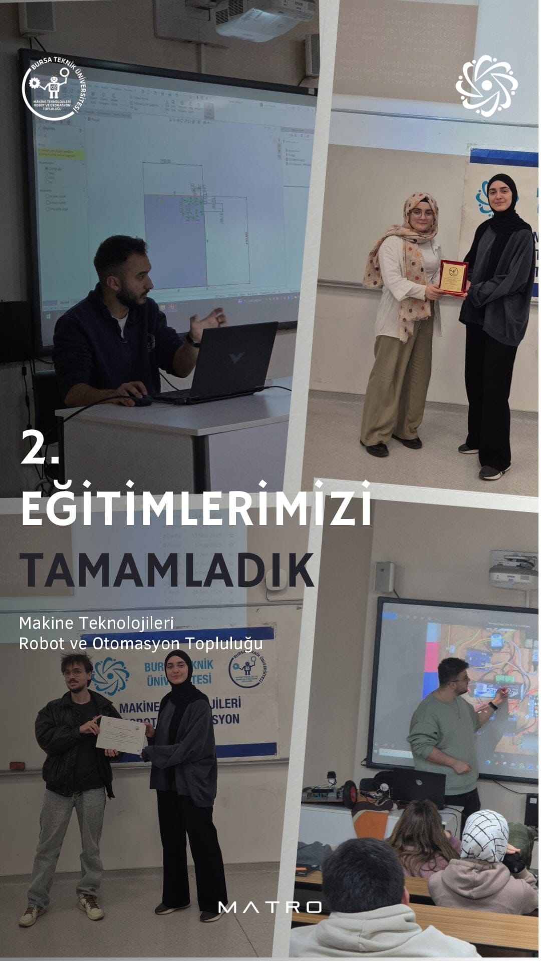 İkinci eğitim etabımızı tamamladık