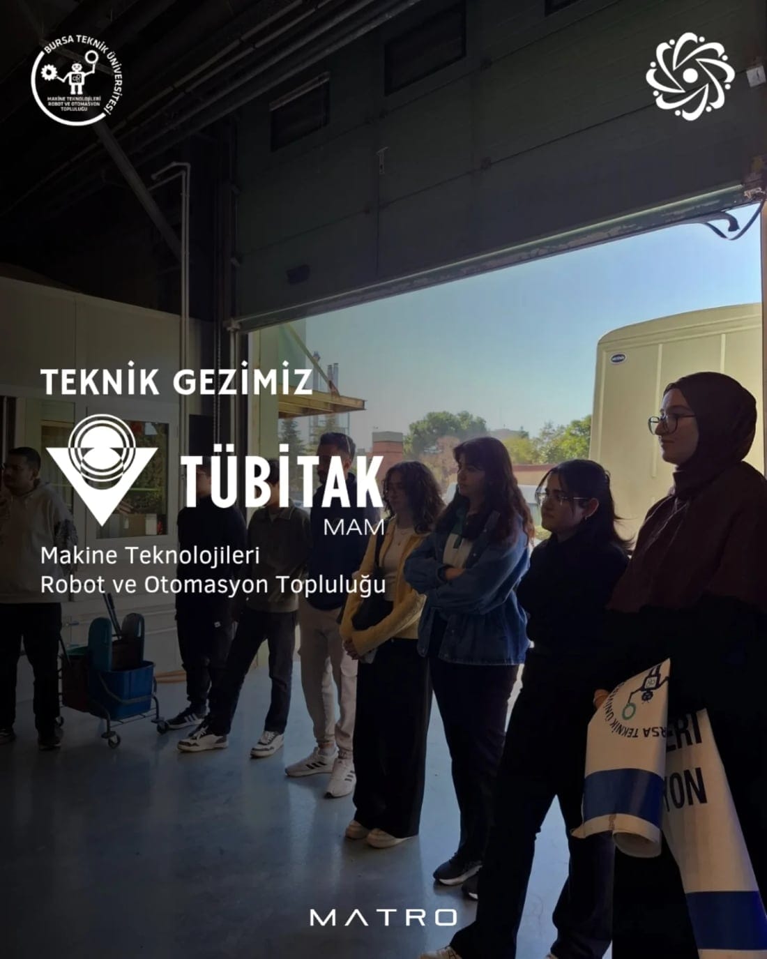 TÜBİTAK MAM teknik gezisi